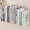 Nordic Minimalist Decorative Bookshelf Props for Modern Living Room and Wine Cabinet Display