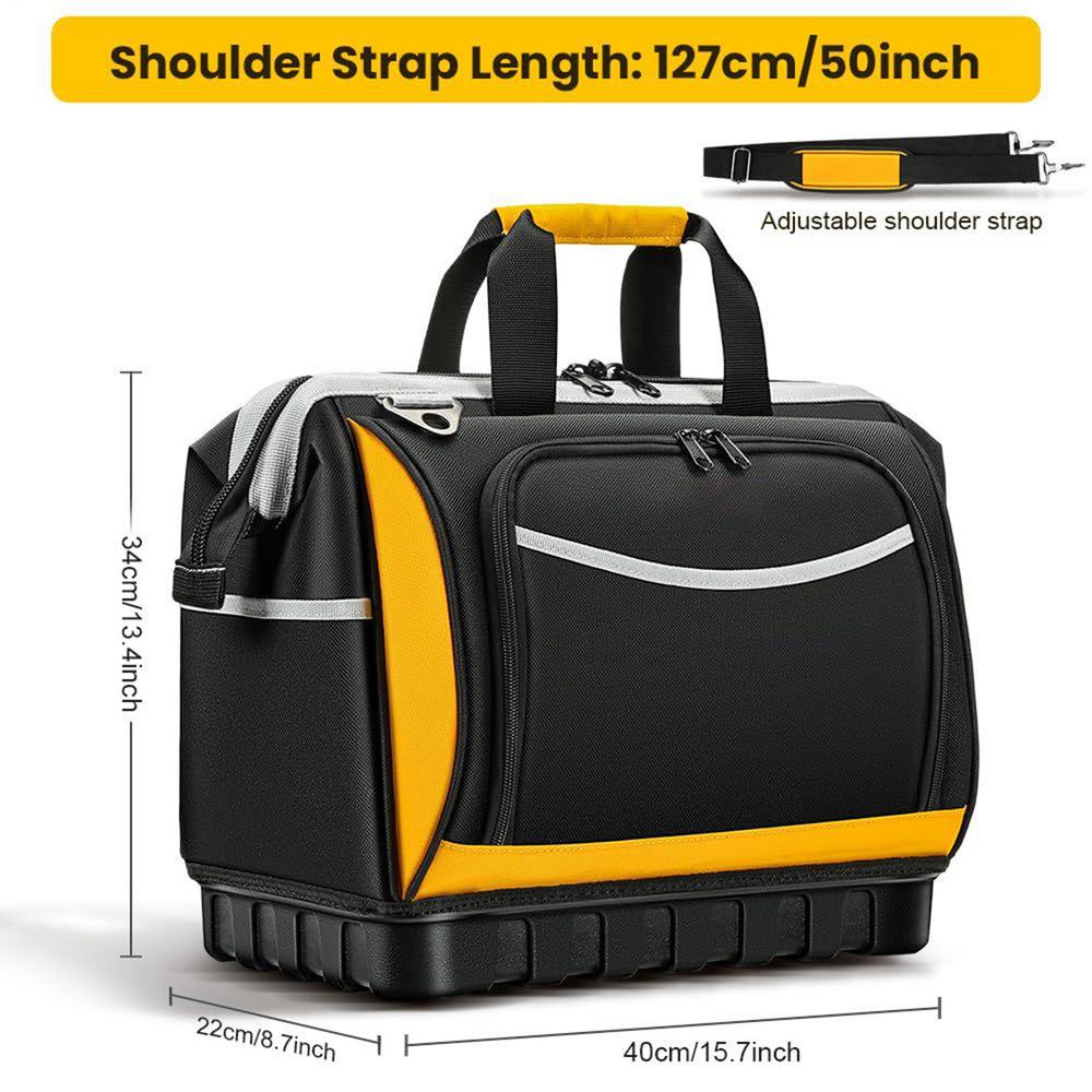 

Tool Carrier Tote Oxford Fabric Electrician Organizer Pouch Drill Bag Hard-bottomed tool tote bag Organizer tool Storage Bag