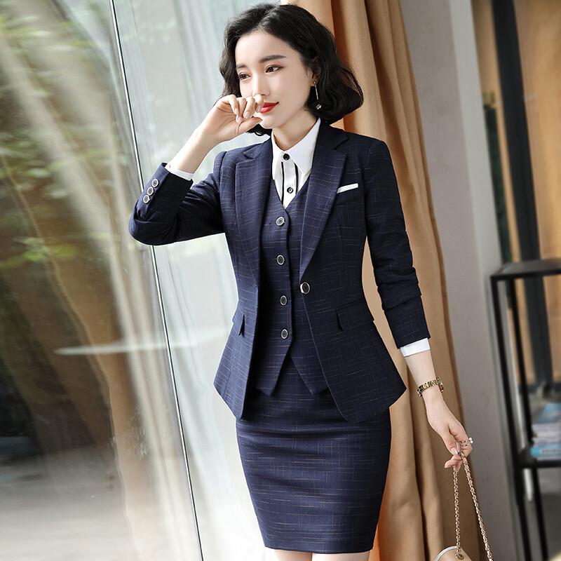 Troloman Women s Plaid Suit Set L