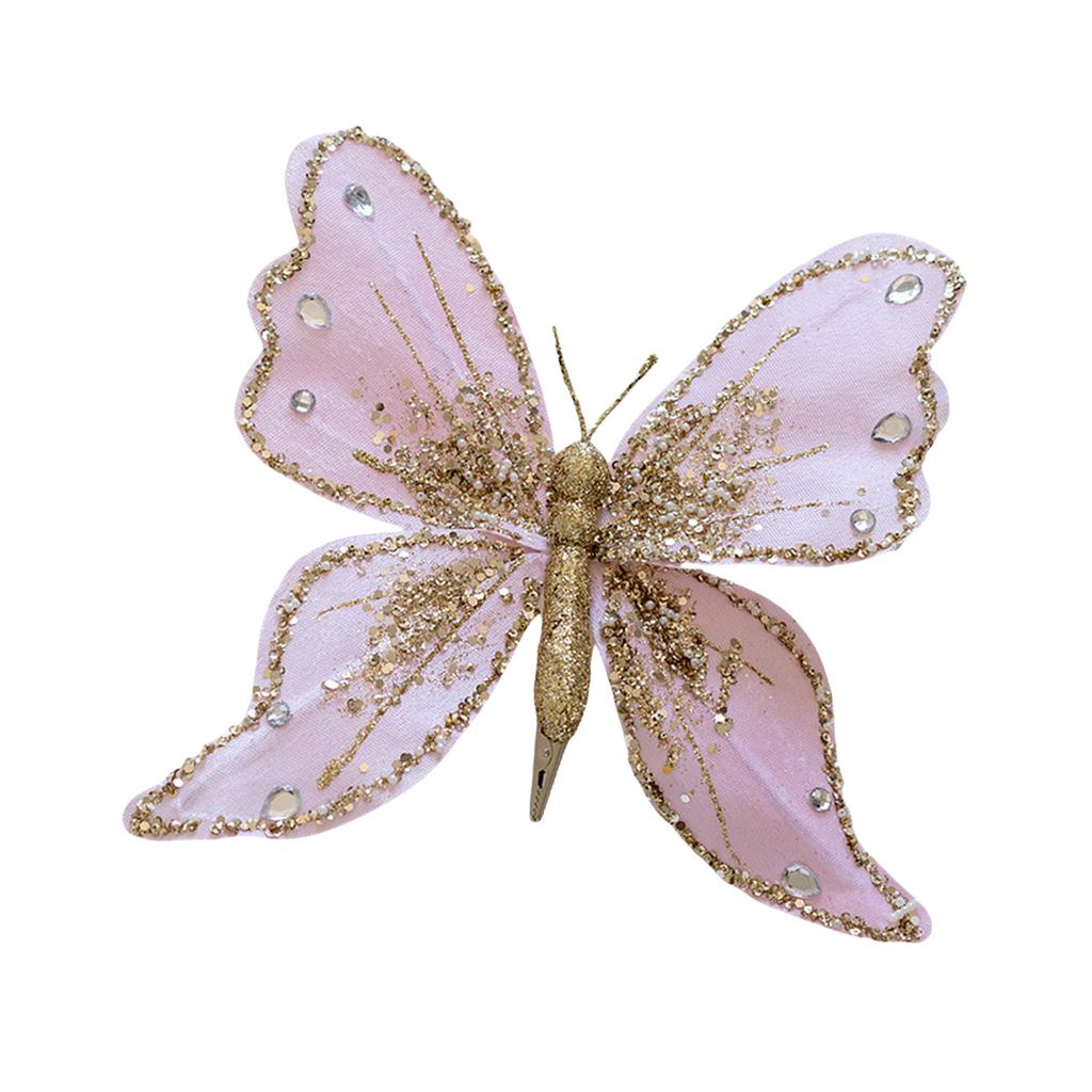 Dekorative Schmetterling-Hänger Bunte Weihnachtsbaum-Anhänger Handgefertigte Hänge-Anhänger für Partys und Bürodekoration