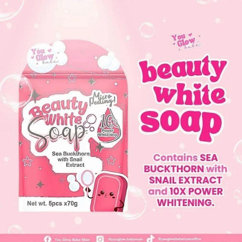 Beauty White Zeep van You Glow Babe, 5 Stuks x 70g