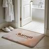 Fashion MMarriott Hotel Floor Mat Soft Flannel Absorbent Mat Non-Slip Rug Home Bedroom Bathroom