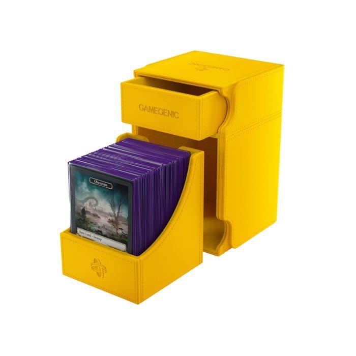 Boîte de rangement cartes - Watchtower 100+ XL Convertible - Gamegenic - 100+ cartes (XL) - Jaune