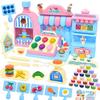 VBACALA Clay Toy, Wheat Clay, 24 Colors, 3-in-1 Ice Cream Classic, 71-Piece Luxury Clay Set, Includes Mold, Roller, Clay Tools, Ice Cream Shop, Bakery