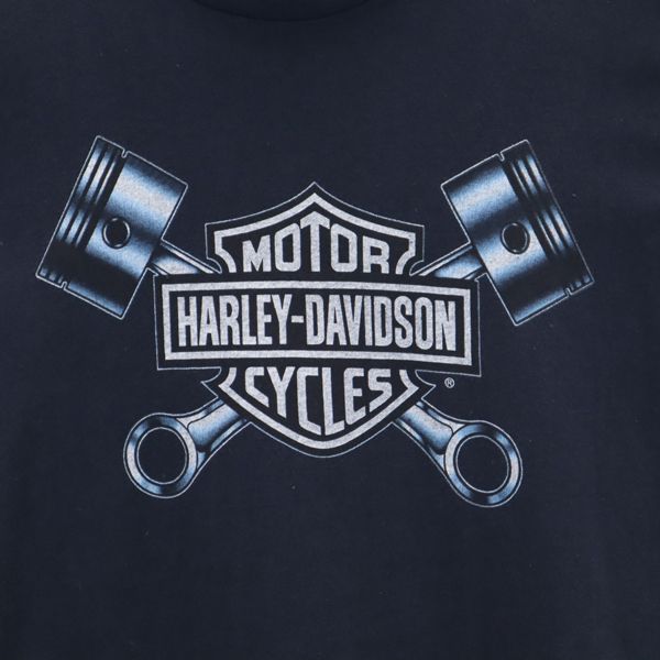 HARLEY DAVIDSON Print Short sleeve T-shirt Black series Men's Used