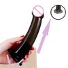 Jiu Xi Transparent Suction Cup Anal Plug - Wearable Self-Stimulator for Women and Men
