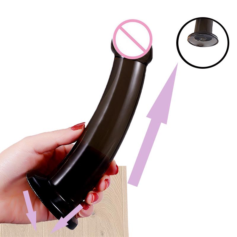 Jiu Xi Transparent Suction Cup Anal Plug - Wearable Self-Stimulator for Women and Men