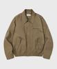 Kiimuir Loose Fit Collared Jacket_Khaki Beige