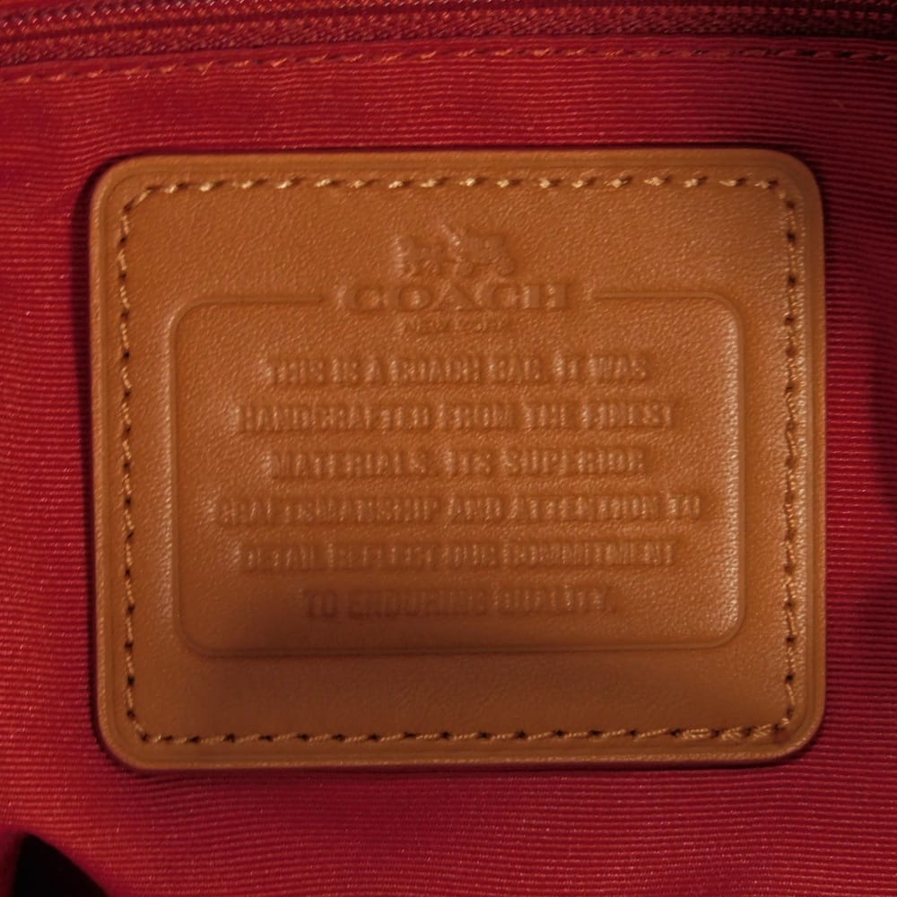 Used 9726 Signature Mickey Drawstring F37224 7922 Denim Jacquard Drawstring 2-Way Shoulder Bag Logo Denim Blue Women's