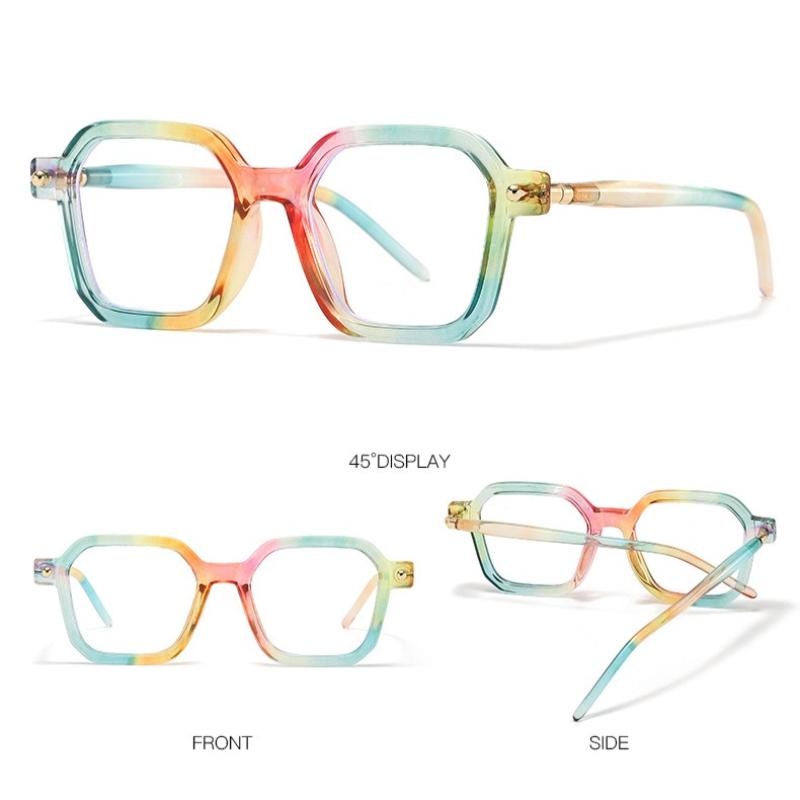 Stylish Square-frame Sunglasses for Men and Women, Casual Blue Light Blocking Glasses, Versatile Sun Protection Sunglasses