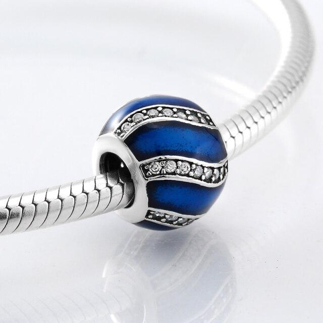 Perles fines en argent sterling 925 de forme ronde La famille est là où l'amour grandit Perles fines à faire soi-même adaptées aux bracelets à breloques originaux Fabrication de bijoux