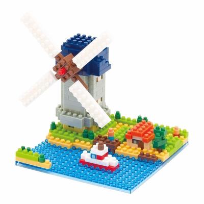 Nanoblock Windmill Kinderdijk-Elshout NBH-043