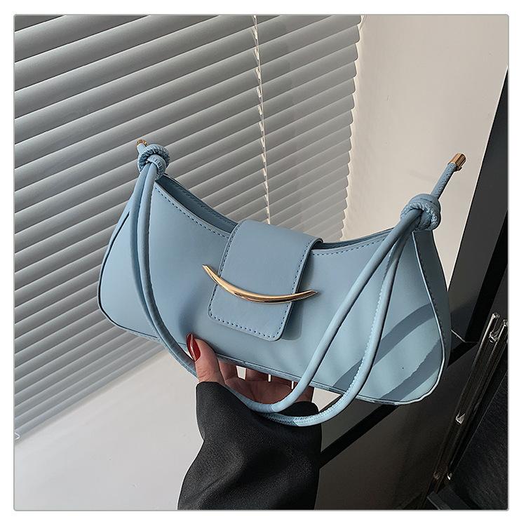 Fashion Bag Women's 2025 New Trendy French Shoulder Armpit Bag Foreign-style Texture Simple Women's Bag Versatile Messenger Bag