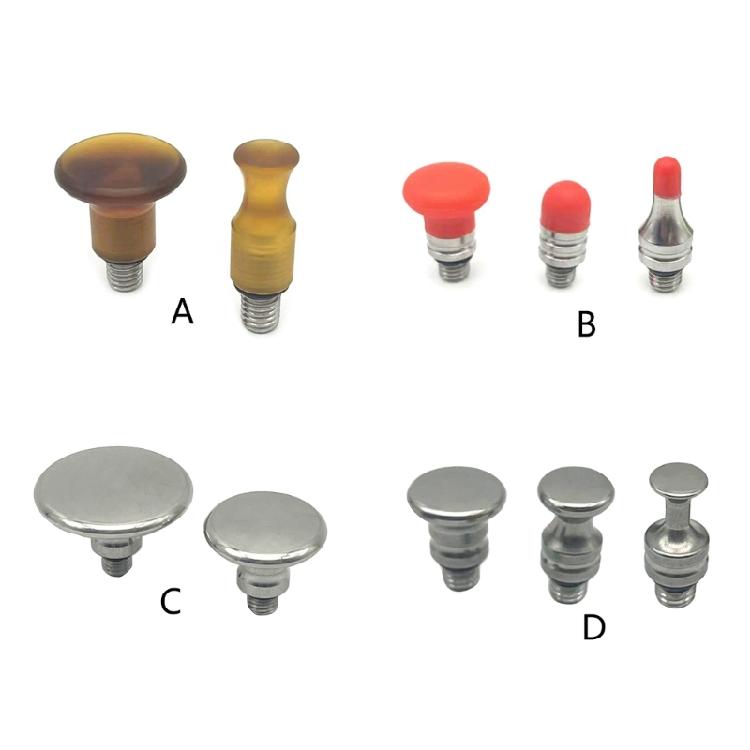 Auto Body Paintless Dent Repair Hammer Tips Screw on Interchangeable Tips Set
