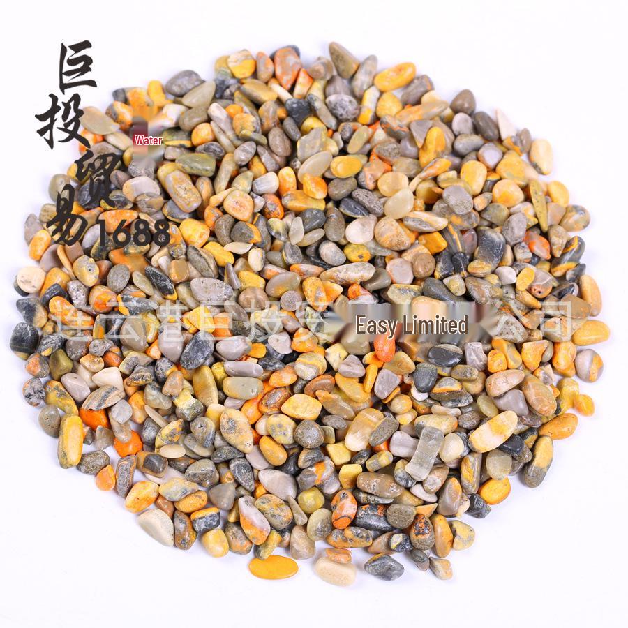 Bumblebee Crushed Stone Wish Bottle: Crystal Mineral Decoration for Children s Gold Panning & Fish Tanks