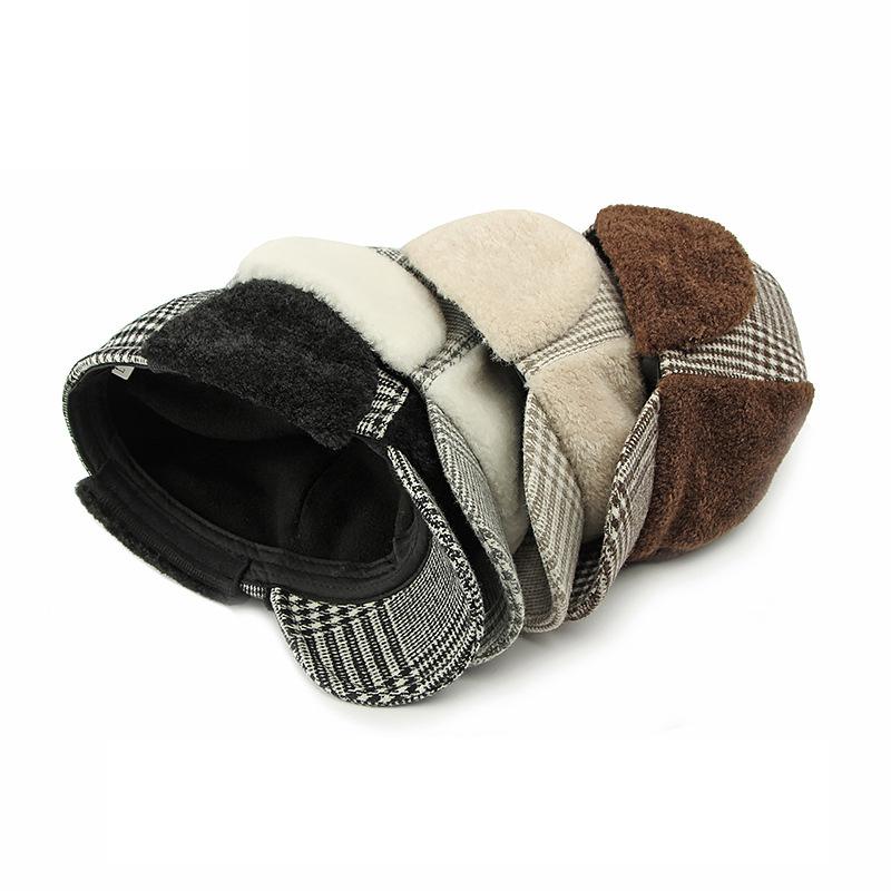 Autumn Winter Hat Women's Thick Warm Cap Plush Baseball Cap Painter Hat