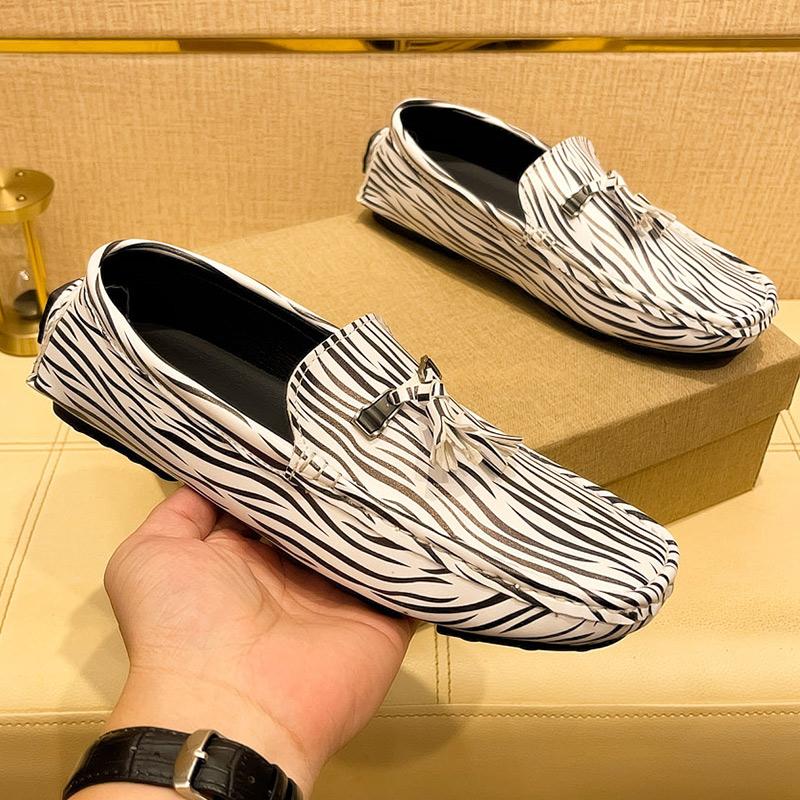 Fashion Mens Outdoor Loafers Leather Fashion Coiffeur Shoes Men 2024 All-match Men Casual Shoes Luxury Brand Classic Men Dress Footwear
