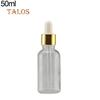 Mini 5 ml-100 ml transparente Glasreagenz-Flüssigkeitspipette, leere Kosmetikflasche, Beauty-Tools