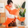 30-80cm Lebensechte Garnelen Plüschtiere Rote & Orange Hummer Puppe Simulierte Flusskrebs Stofftier Kissen Geburtstagsgeschenke Sofa Dekoration Kissen