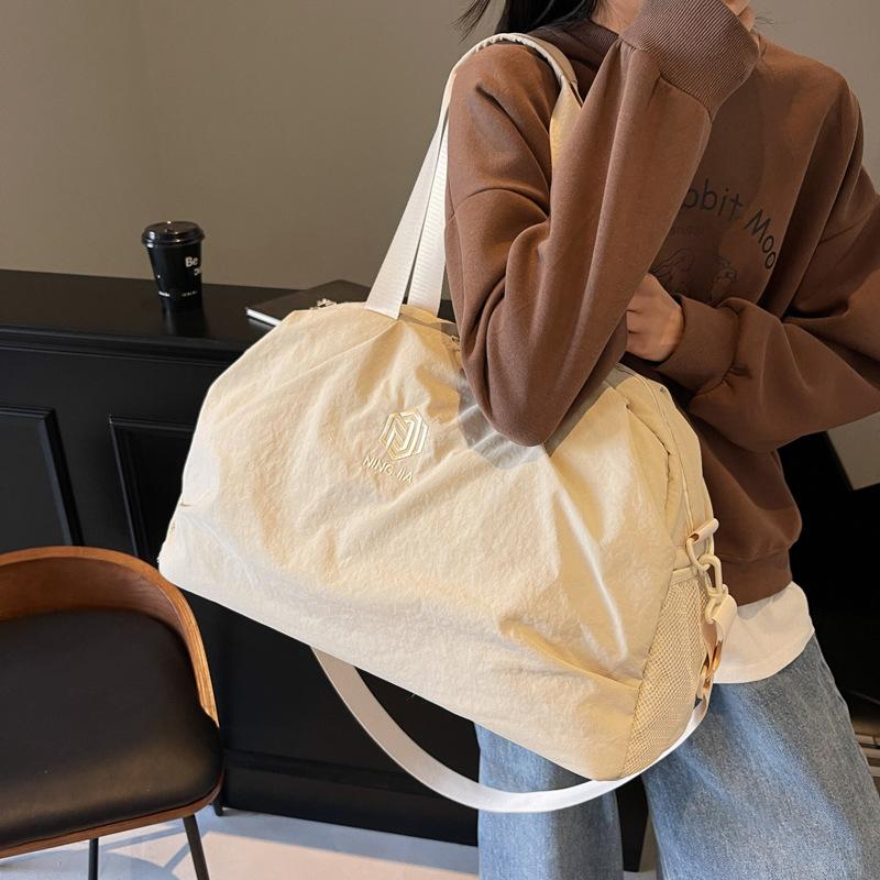 Dry-wet Separated Women's Sports Bag, Casual Fitness Yoga Bag, Simple and Fresh, Short Trip Hand-held Travel Bag
