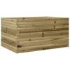 Vidaxl Donica Ogrodowa, 90X60X45,5 Cm, Impregnowane Drewno Sosnowe
