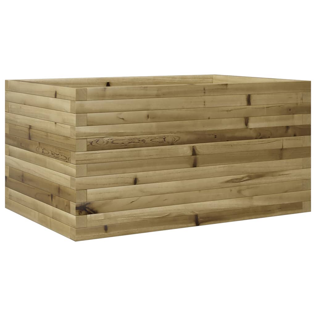 Vidaxl Donica Ogrodowa, 90X60X45,5 Cm, Impregnowane Drewno Sosnowe