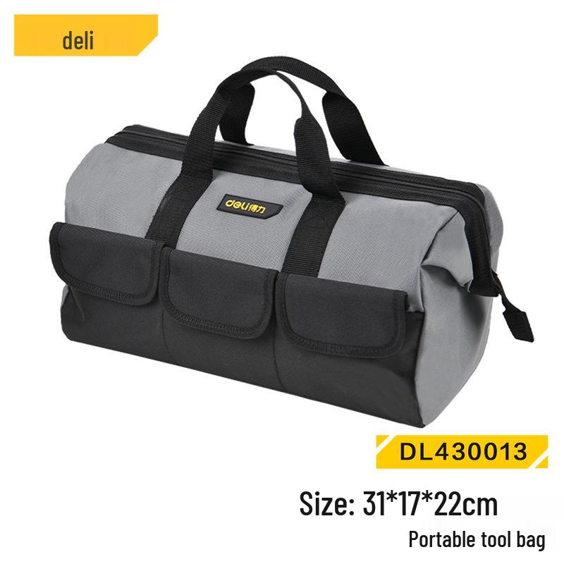 

Extra Thick Canvas Tool Bag DL430013 for Electricians – Portable Handheld Repair Bag
