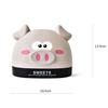 Cartoon Pig Paper Towel Box Tissue Box Paper Holder Cover Desktop Animal Shaped Roll Paper Holder Cover Storage Organizer Box