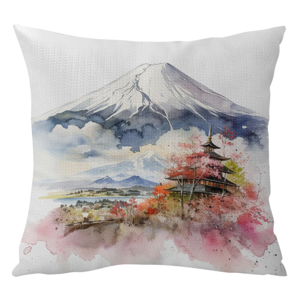 Famous Landmark 11CT 3 Strands DIY Stamped Pillow Cross Stitch Kits 45x45cm with Embroidery Pattern for Adults Beginners