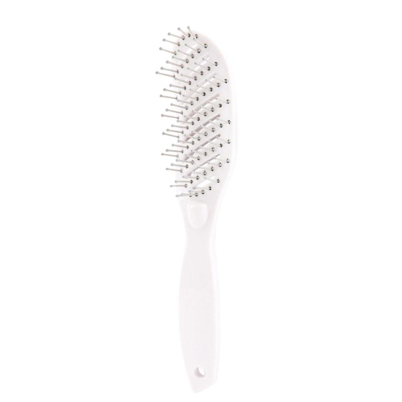 

Hair Styling Brush Practical Hair Comb Hollow Out Hair Brush Detangling Hair Brush Massage Comb for Dry and Wet Hair 1 білий