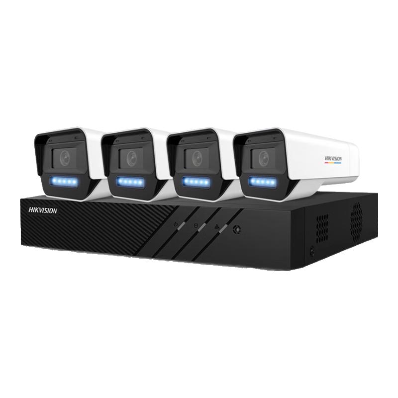 Hikvision Ultra HD Full-Color PoE Surveillance Camera System CN plug (adapter included)