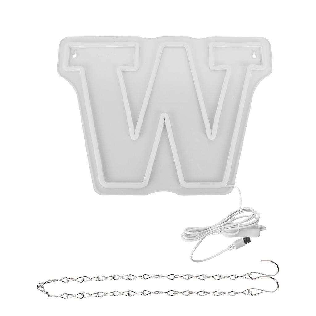 Washington Neon Sign University Basketball Team Logo Neon Sign for Bedroom University Neon LED Wall Light Decor for Dorm