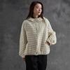 White duck down light down jacket women's short winter new literary loose quilting line hooded short jacket