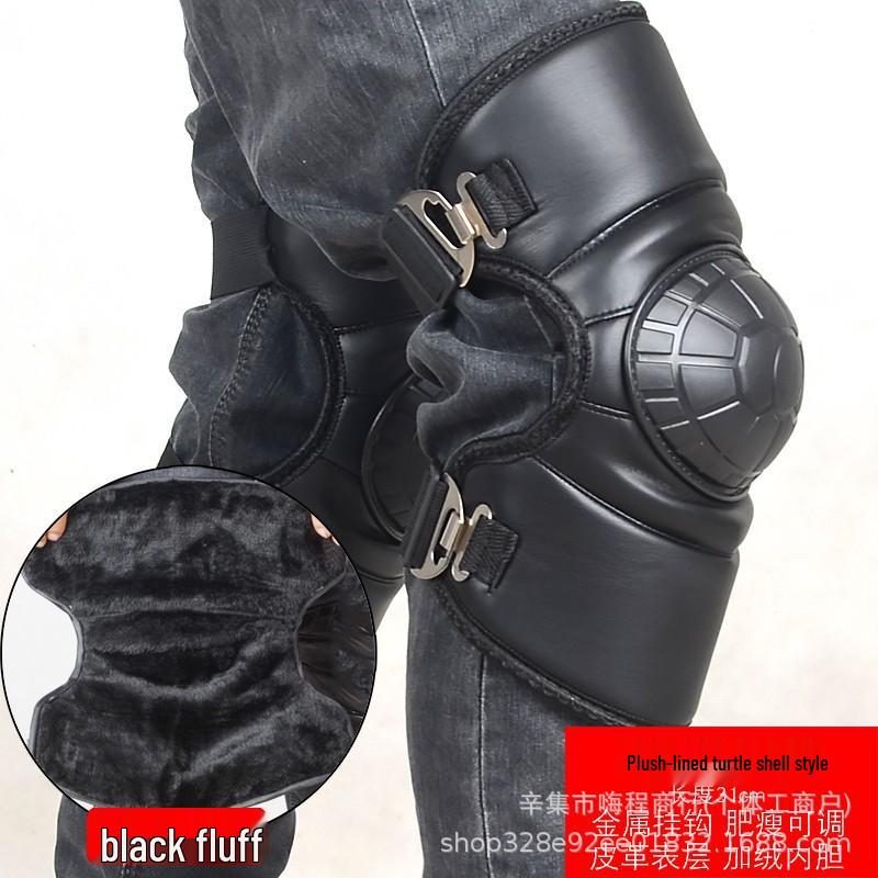 Unisex Electric Motorcycle Winter Knee-High Windproof Velvet Warm Leg Warmers