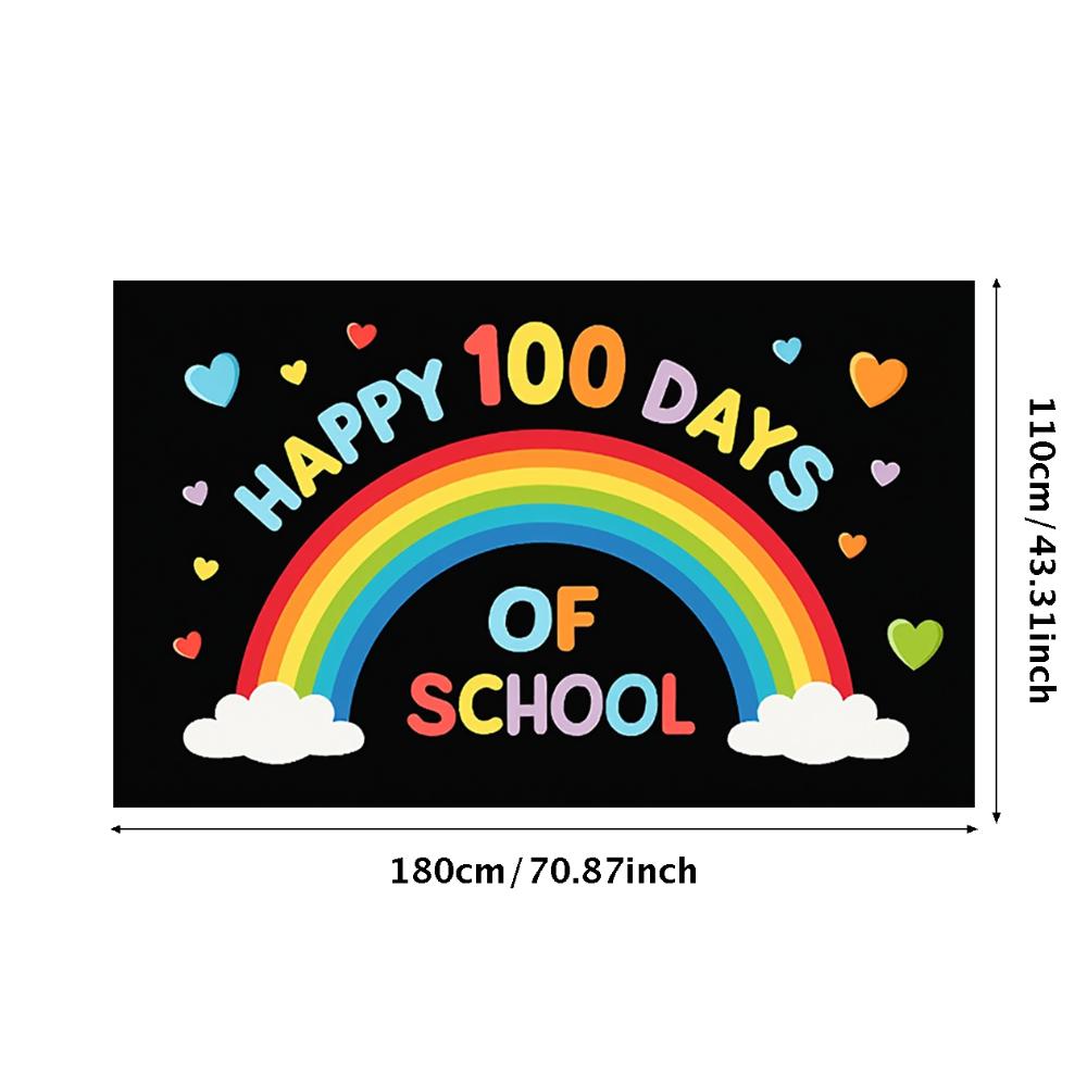 

Rainbow Party decorations Decorative Lightweight Durable Photo booth backdrop Unique Event poster for Classroom
