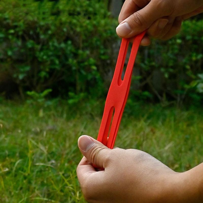 Outdoor Camping Tableware Storage H-Shaped Silicone High Elasticity Elastic Rubber Wrapping Bands Versatile For Outdoor Gear