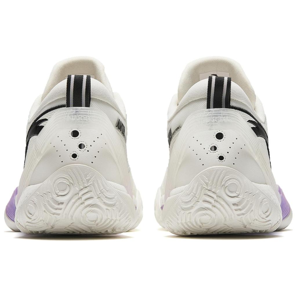 Anta Three Points Rain 1. Generation V2 Zement Nemesis Stickstofftechnologie Zwischensohle Stoßdämpfung Rutschfest Low-Top Basketballschuhe 912421102S-3