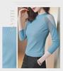 Aiyimaiyi Women's Mesh Knit Long Sleeve Top, Round Neck - Autumn/Winter 2023