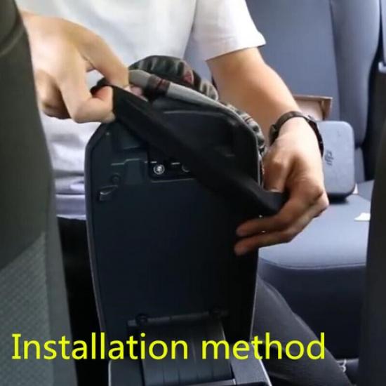 Car Armrest Box Mats Console Pad Liner Cover Black For Nissan Sentra