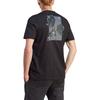 CITY ESCAPE T Shirts Men's Black Crew Neck Moderate Straight Fit II3479