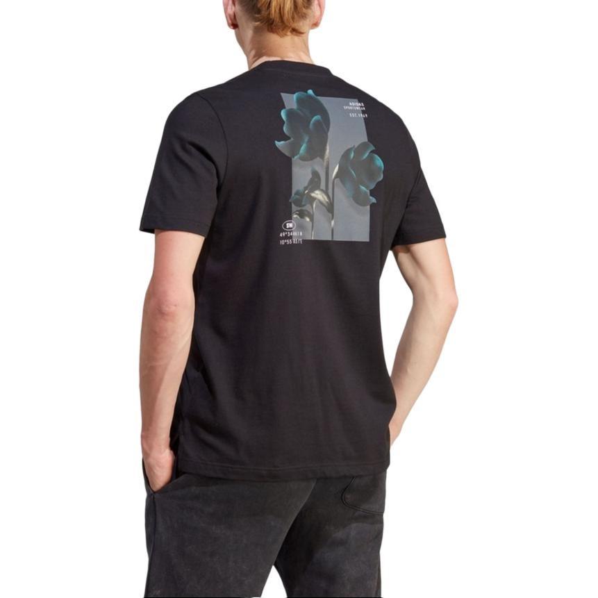 adidas CITY ESCAPE T Shirts Men's Black Crew Neck Moderate Straight Fit II3479