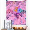 Anime Darstellung Wandteppich Hängen Kawaii Cartoon Mädchen Nette Hippie Tapiz Hintergrund Tuch Wohnkultur