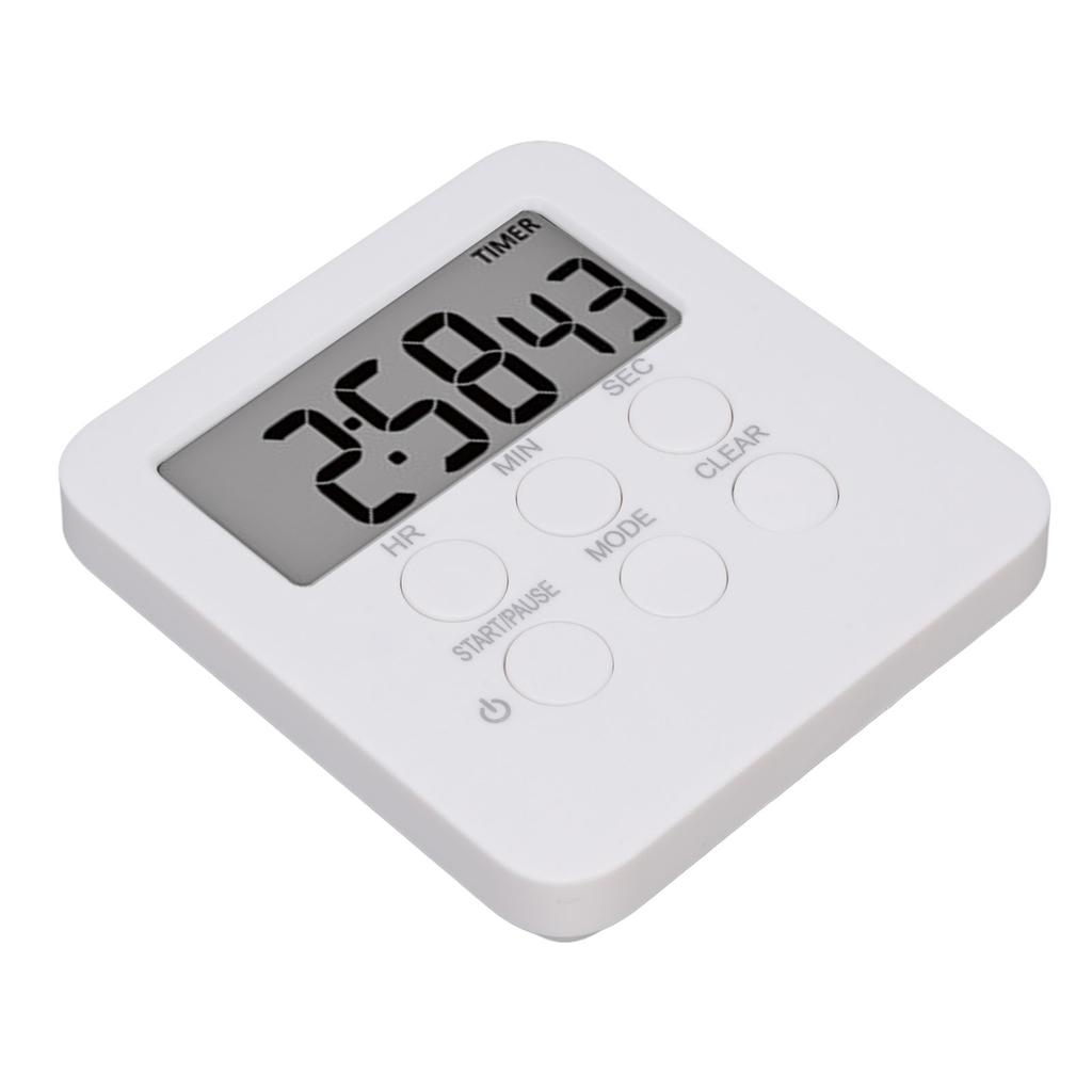 Digital Kitchen Timer 3 Sound Modes Countdown Countup Timer Time Management Tool with Memory