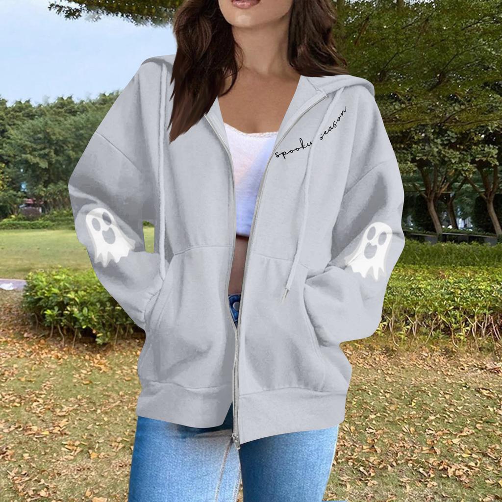 Women's Fashion Casual Long Sleeve Solid Color Hooded Sweatshirt Tops