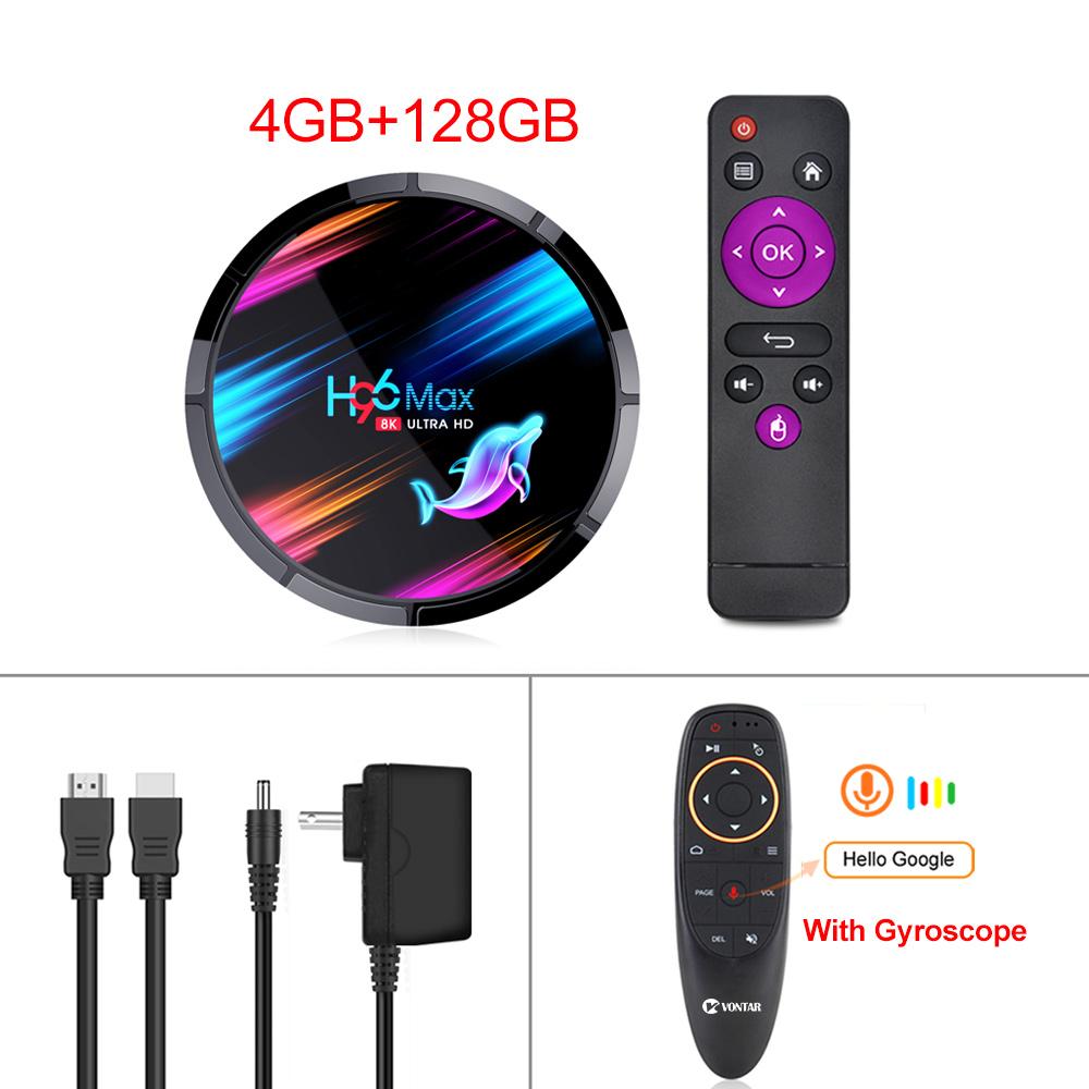 H96 Max X3 Smart TV Box Amlogic S905X3 Android 9.0 1000M Dual Wifi 4K 60fps Media Player 4G 128GB 64GB 32GB Set Top Box