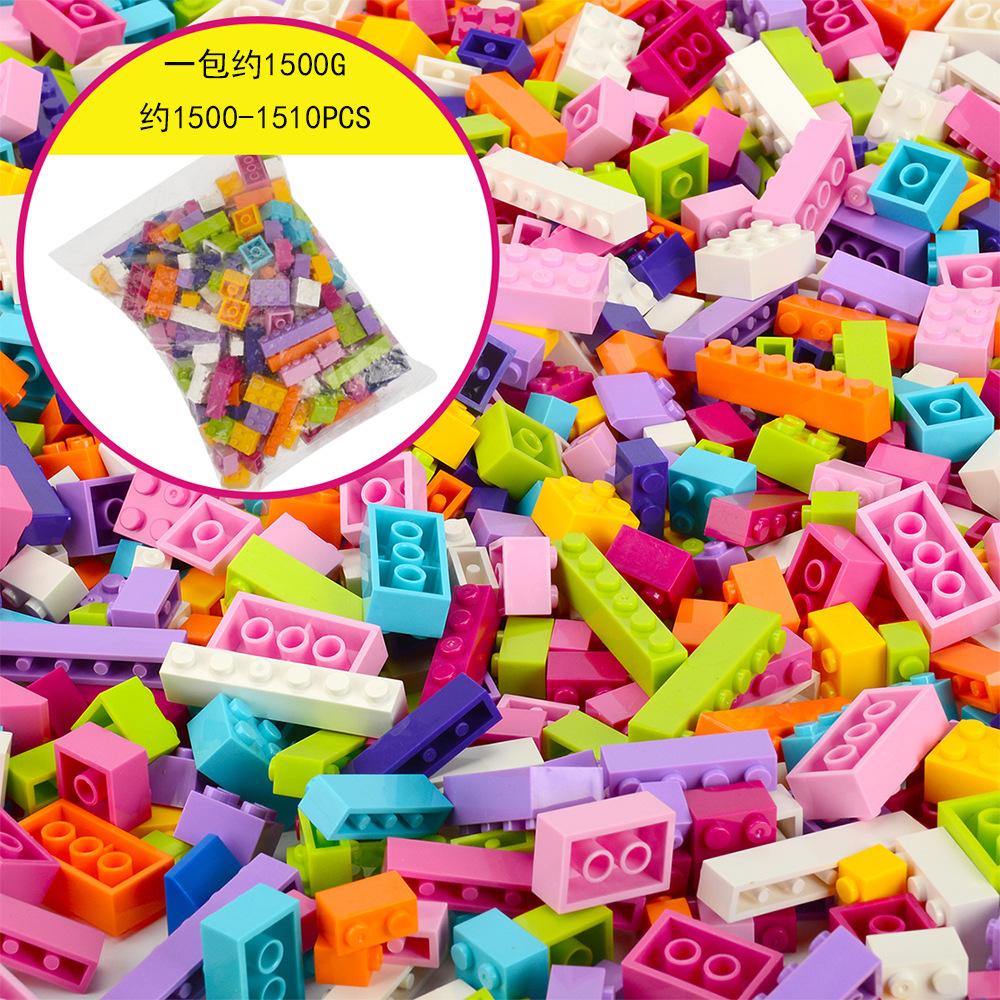 1500 Block City DIY Imaginative Play Bricks Bulk Model Character Education Children's Playthings Fits with All Brands Xmas Gifts