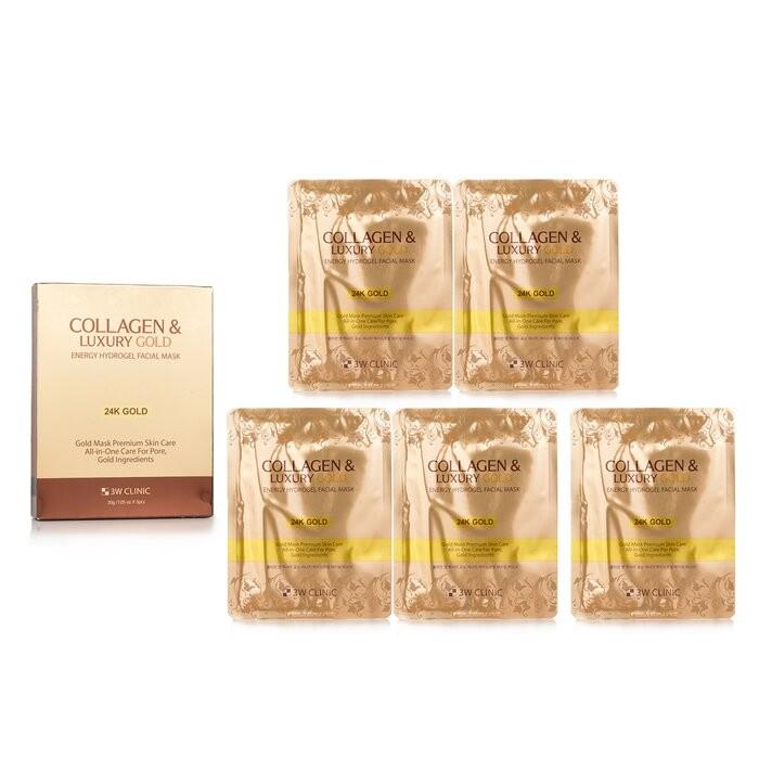 

3w Clinic Collagen Luxury Gold Energy Гидрогелевая маска для лица 30 г*5 шт.