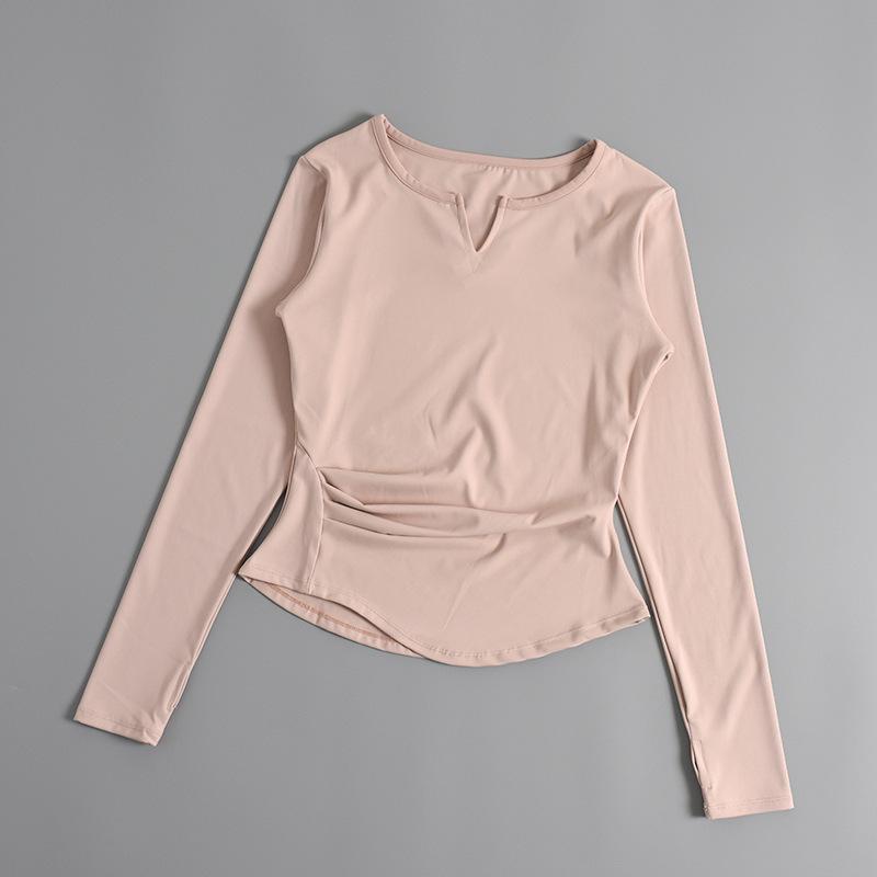 Slim Fit Long Sleeve Quick-Dry Breathable T-Shirt for Running & Yoga