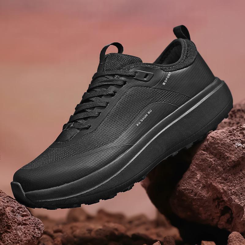 Outdoor hiking shoes sports thick-soled shock absorption breathable daily casual running shoes classic