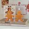 Gingerbread Man Christmas Scented Candle - Festive Souvenir